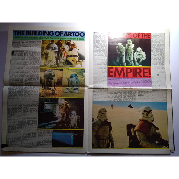 Star Wars Official Poster Monthly Issue Four Chewbacca Vintage 1977 Sci-Fi Space - Picture 6 of 8